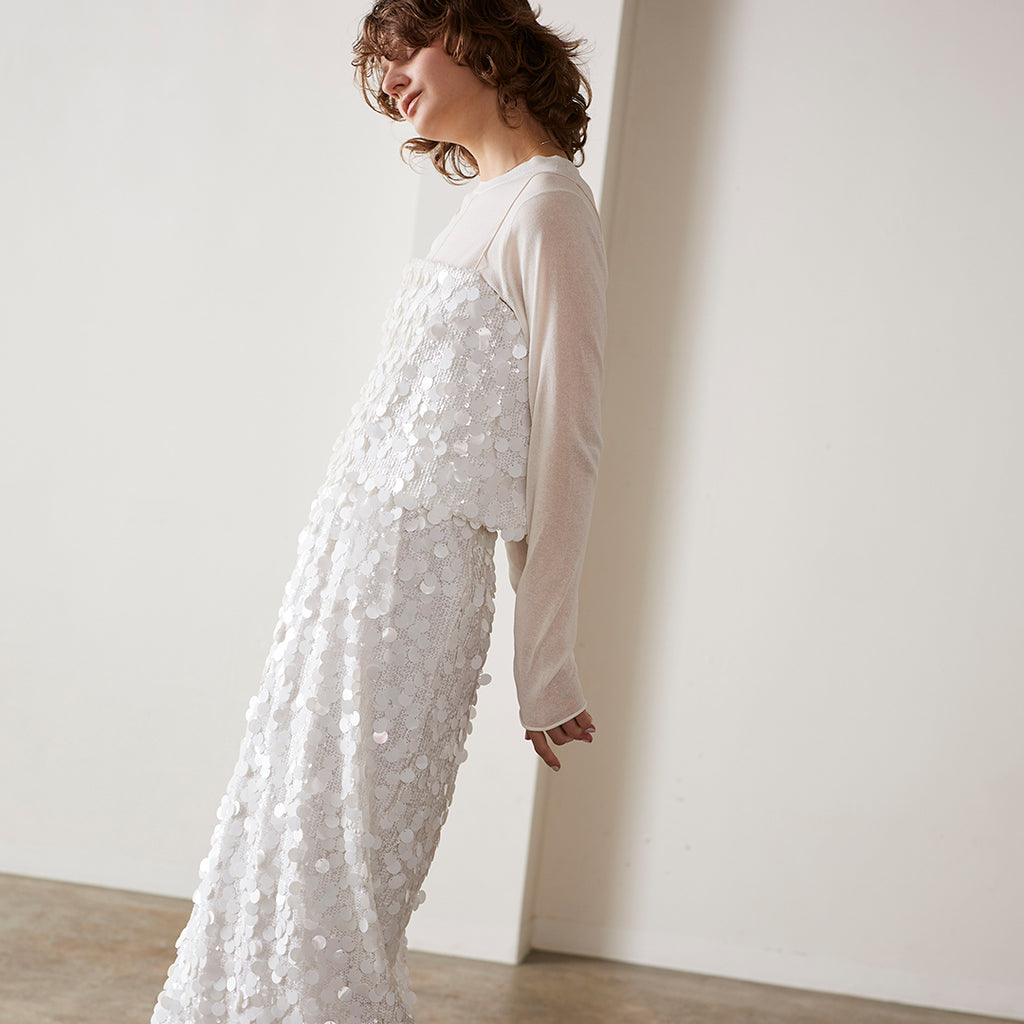 【Contrast shine spangle camisoleが再入荷!】