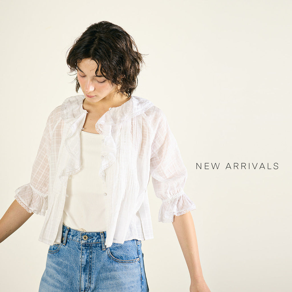 【NEW ARRIVALS】made in INDIA sheer check serie