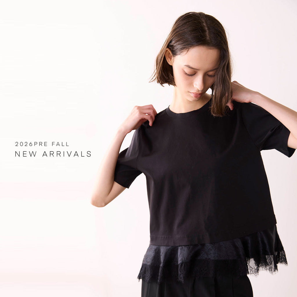 【NEW ARRIVALS】eyelash lace hem cut-sew series