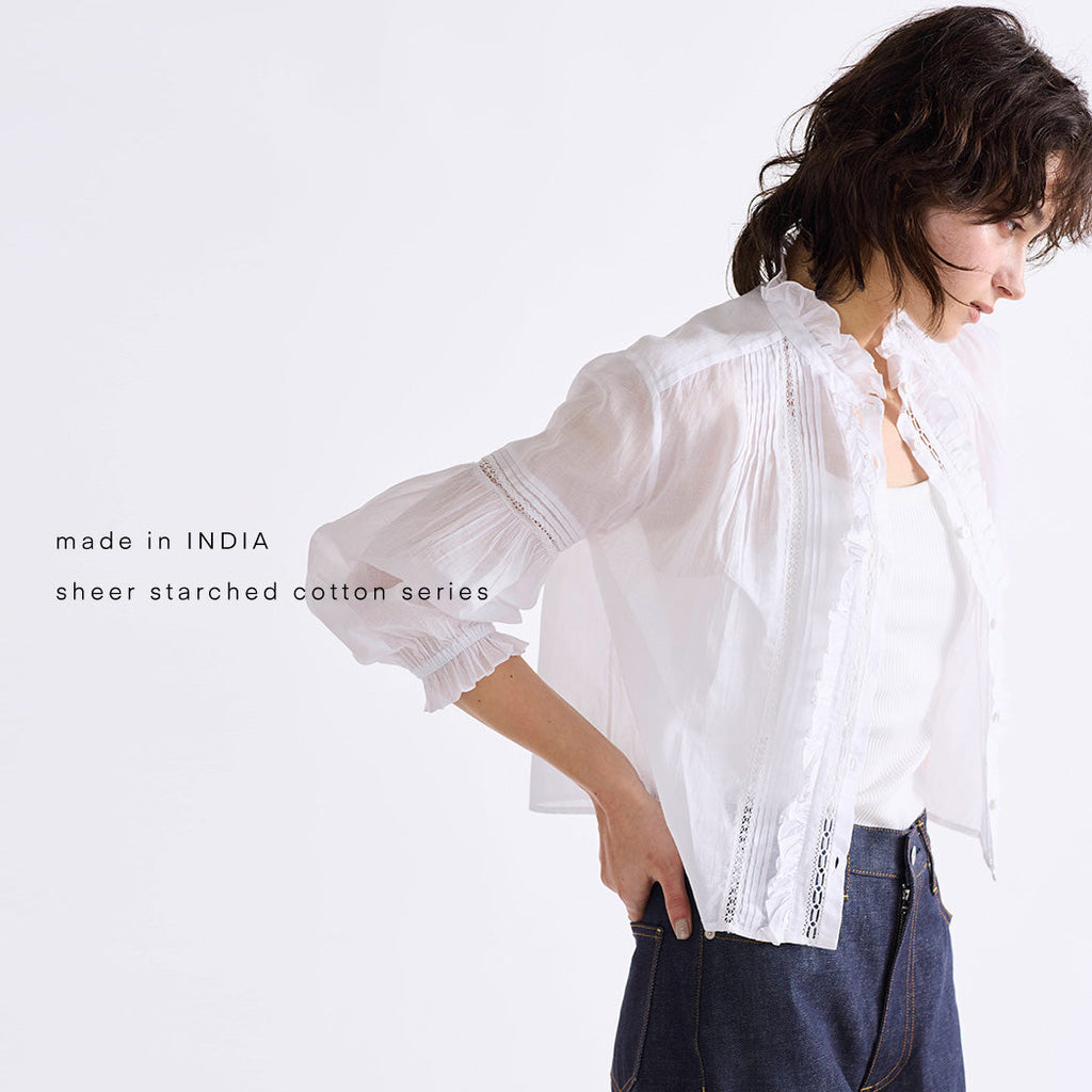 【NEW ARRIVALS】sheer starched cotton series