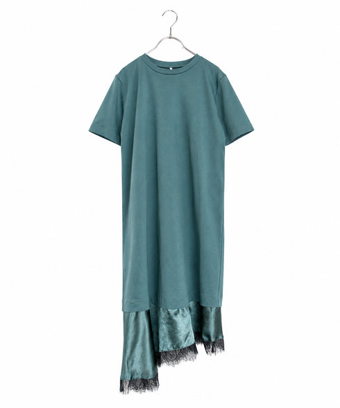 eyelash lace hem cut-one-piece