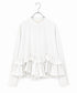 【再入荷分予約受付中】spiral ruffle modern blouse