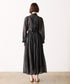 sheer velour flare skirt