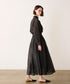 sheer velour flare skirt