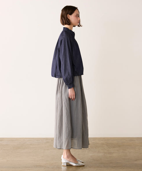<8/28発売>denim frill blouson