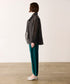 sheer velour 2way tie shirt
