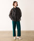 sheer velour 2way tie shirt