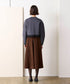 eco-suede circular skirt