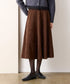 eco-suede circular skirt