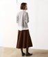 eco-suede circular skirt