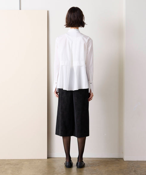 <9/4発売>tuck flare shirt