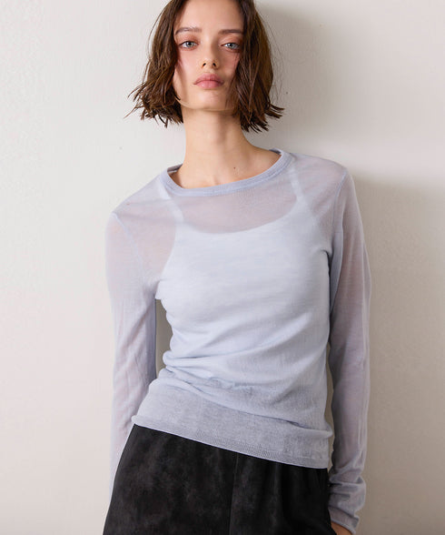 【10/23発売予定】16G sheer wool knit