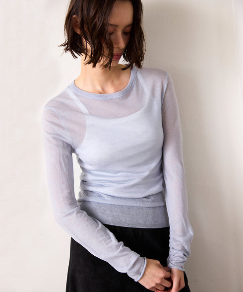 【10/23発売予定】16G sheer wool knit