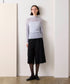 【10/23発売予定】16G sheer wool high neck knit
