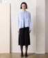 <9/4発売>tuck frill flare shirt