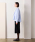 <9/4発売>tuck frill flare shirt