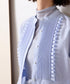 【10/23発売予定】16G sheer wool high neck knit