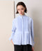 <9/4発売>tuck frill flare shirt