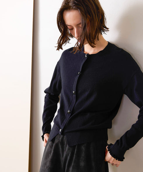 cotton cashmere bijou cardigan
