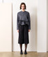 <9/4発売>spiral ruffle modern blouse