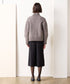 10/9発売予定【SOI-MeME】lame knit high neck blouson