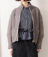 10/9発売予定【SOI-MeME】lame knit high neck blouson