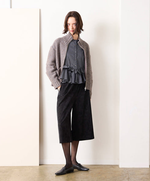 <9/4発売>spiral ruffle modern blouse