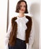 10/16発売予定 2way shaggy knit vest