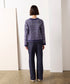 boucle tweed knit jacket