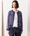 boucle tweed knit jacket
