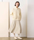 polyester honeycomb knit blouson