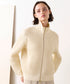 polyester honeycomb knit blouson