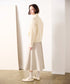 polyester honeycomb knit blouson