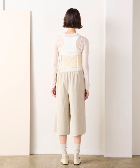 polyester honeycomb knit camisole