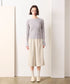 【10/23発売予定】lame spangle rib knit top