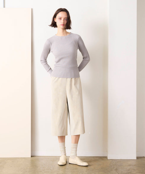 eco-suede half pants