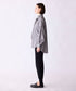 【SOI-MeME】stripe embroidery tie blouse