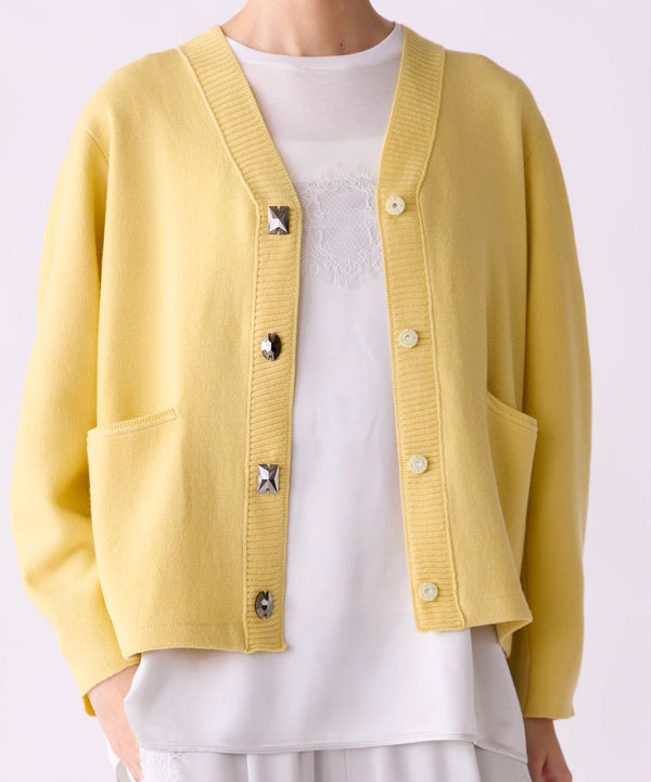 【SOI-MeME】cocoon sleeve bijou cardigan