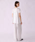 【SOI-MeME】eyelash lace satin drawstring pants