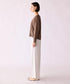 16G lame knit raglan cardigan