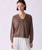 16G lame knit raglan cardigan