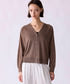 16G lame knit raglan cardigan