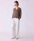 16G lame knit raglan cardigan