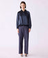 【SOI-MeME】eyelash lace satin reversible blouson