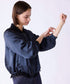 【SOI-MeME】eyelash lace satin reversible blouson