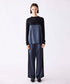 【SOI-MeME】eyelash lace satin drawstring pants