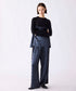 【SOI-MeME】eyelash lace satin drawstring pants