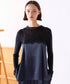 【SOI-MeME】eyelash lace satin camisole