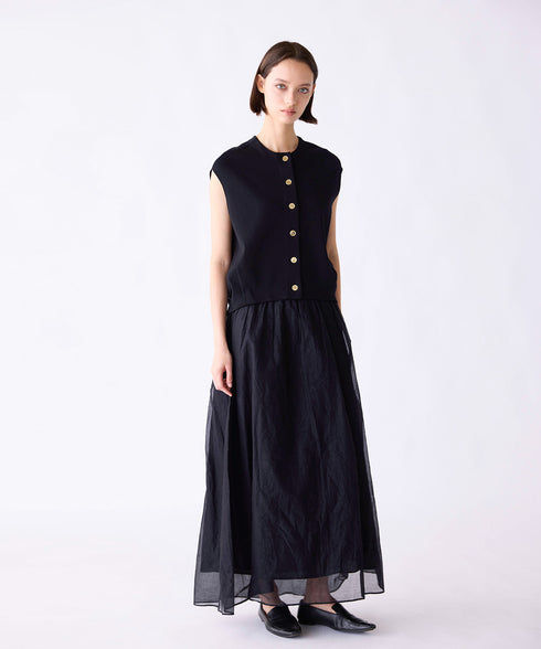 <8/28発売>【SOI-MeME】viscose knit vest