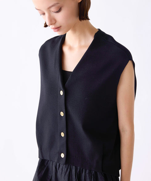 <8/28発売>【SOI-MeME】viscose knit vest
